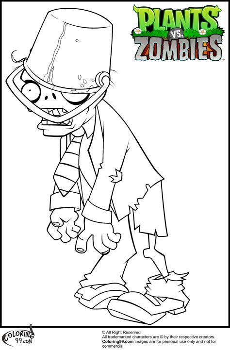 Plants VS Zombies Coloring Pages | Minister Coloring