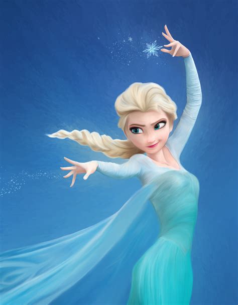 [Student Project] Digital Illustration - Frozen's Elsa on Behance