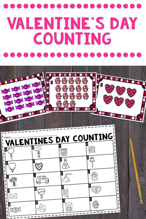 Valentines Day Counting To 20 Count The Room And Worksheets