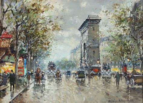ANTOINE BLANCHARD "Porte St Denis, Paris" - Europa Artworks Fine Art