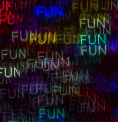Beautiful Background With Different Colored Word Fun Abstract B Stock