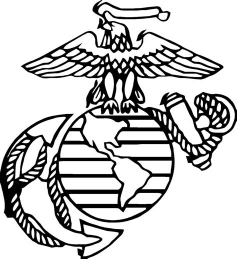 My ap english teacher had us make crests as an assignment (odd, ikr? USMC united states marine corps vinyl decal sticker - army ...