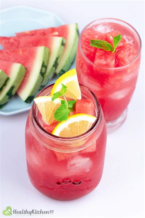 Watermelon Juice And Lemon Recipe A Low Calorie Refreshing Drink