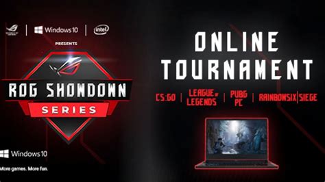 Register or buy tickets, price information. ROG Showdown 2021: Second edition of ASUS ROG Showdown will be held online from January end ...