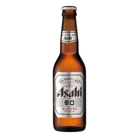 Asahi Super Dry Lager Beer 330ml 6 Pack Moore Wilsons
