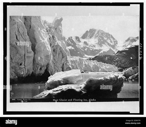 Muir Glacier And Floating Ice Alaska Stock Photo Alamy