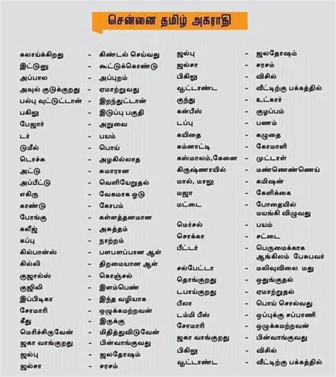 Chennai Tamil Dictionary Amazing How A Language Can Have So Many