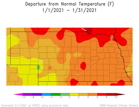 Winter Storm Punctuates Januarys Weather Nebraska State Climate