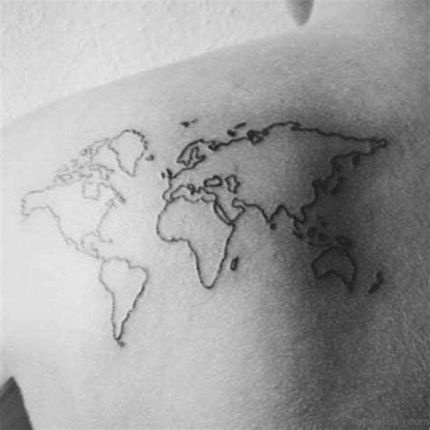 60 Outlandish Map Tattoos For Back