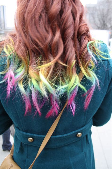 Interesting Dip Dye Hair Hair Dye Tips Dyed Tips