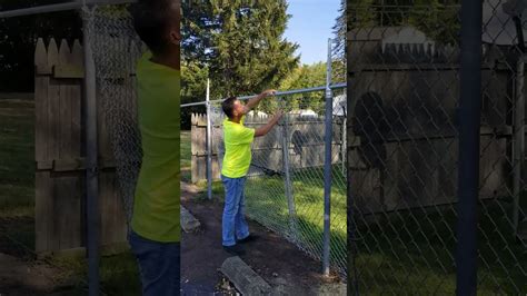 Check spelling or type a new query. How to Stretch Chain Link Fence - Installing Chain Link ...