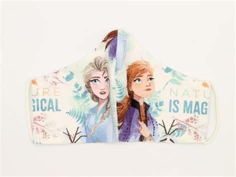 Frozen Elsa And Anna Mask Olaf Mask Kids Face Mask Girls Etsy