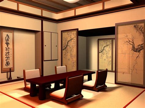 Traditional Japanese Dining Room Furniture Japanese Interior Design
