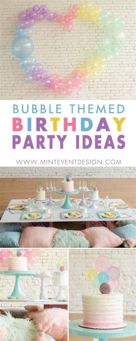 Its A Bubble Bash Click To See How To Plan Your Very Own Bubble