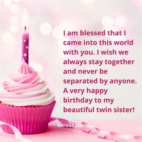 Birthday Wishes For Twin Sisters Bdymsg