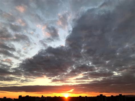 Sunset yesterday : manchester