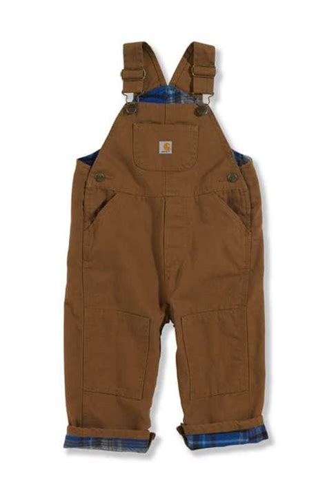 Kids Canvas Bib Overall Flannel Lined Carhartt 73 Collection Carhartt