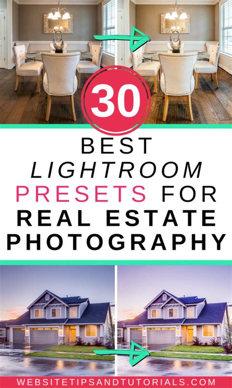 If you want to achieve lightroom presets for real estate in.lrtemplate and.xmp formats compatible with all lightroom versions: Best 30 Lightroom Presets for Real Estate Photography ...