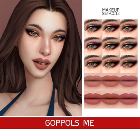 Gpme Gold Makeup Set Cc13 At Goppols Me The Sims 4 Catalog