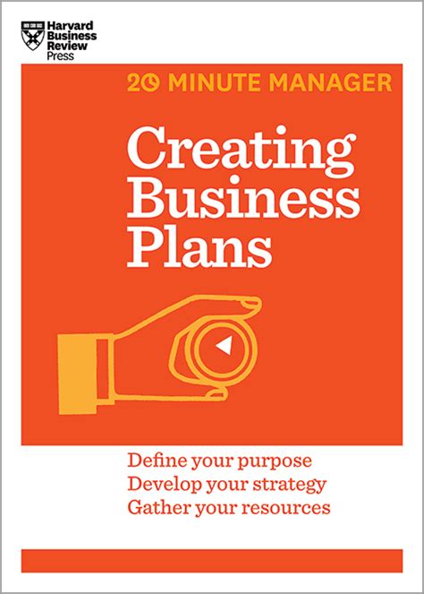 Creating Business Plans Hbr 20 Minute Manager Series 16998