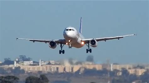 Airplanes Landing And Taking Off Video Youtube