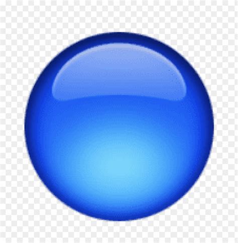Ios Emoji Large Blue Circle Clipart Png Photo 35523 Toppng