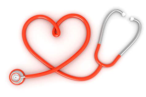 Stethoscope With Red Heart Shaped Cord Stock Photo Download Image Now