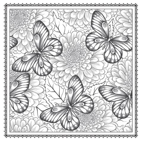 Blossom Magic Beautiful Floral Patterns Coloring Book