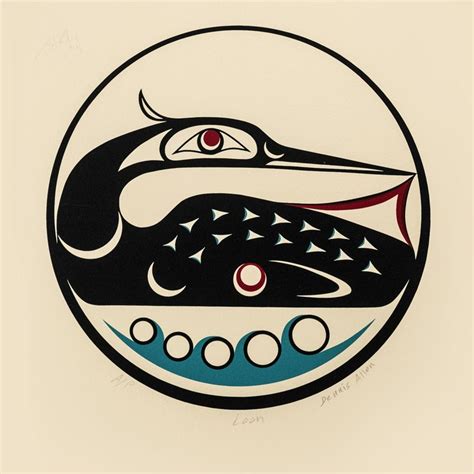 Loon A P Stonington Gallery Native Art Haida Art Indigenous Art