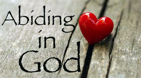 Abiding With God Wholenessonenessjustice