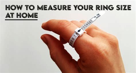 How To Accurately Measure Your Ring Size At Home