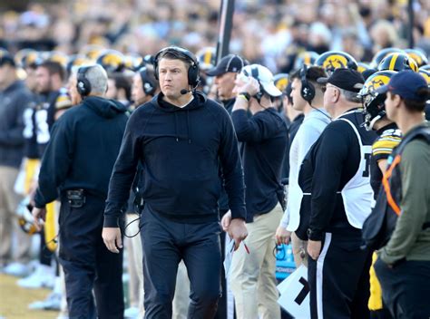 Brian Ferentz Refuses To Wear The Iowa Logo After Being Fired