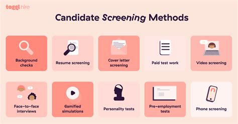 11 Popular Methods For Screening Candidates In 2023 Toggl Blog