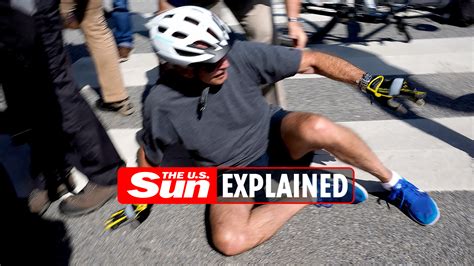 Where Did Joe Biden Fall Off His Bike The Us Sun