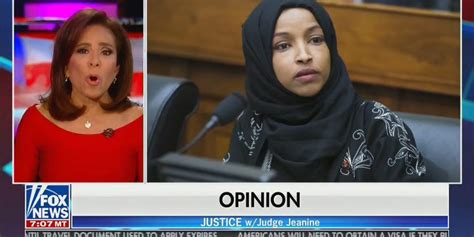 Fox Host Jeanine Pirro Says That Ilhan Omars Hijab May Mean That Shes