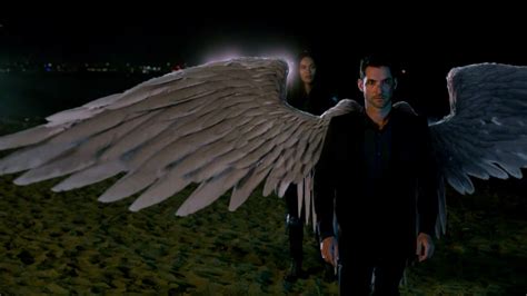Tom Ellis With White Wings Hd Lucifer Wallpapers Hd Wallpapers Id