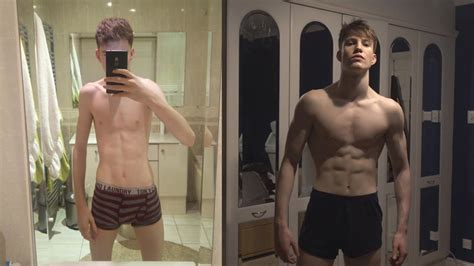 Year Body Transformation From Skinny To Muscular Youtube