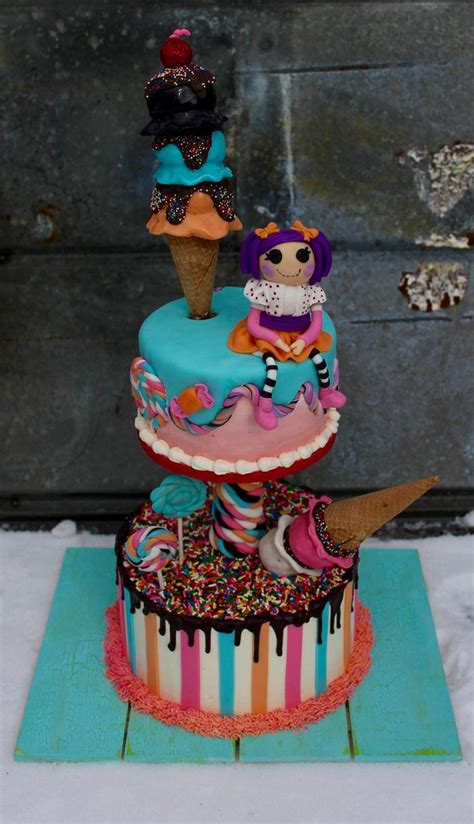 Lalaloopsy Ice Cream Party Decorated Cake By Cakesdecor