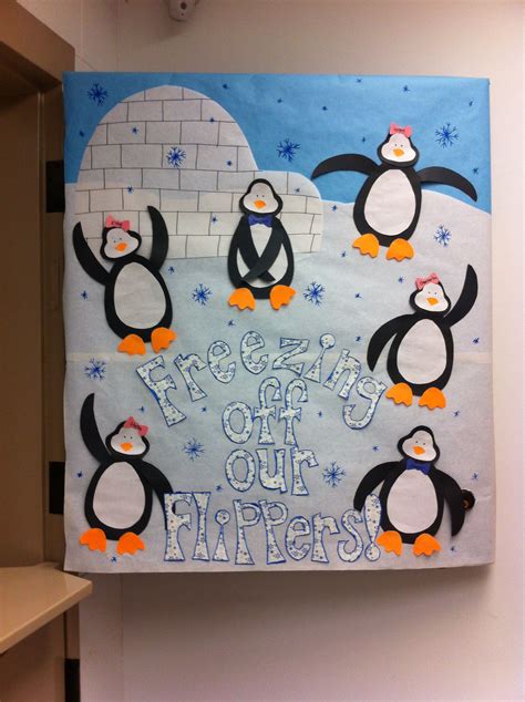Penguin Door By Stacy Robbins Walters Door Decorations Winter