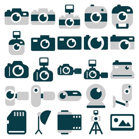 25 Custom Camera Icons Stock Vector Illustration Of Camera 204144819
