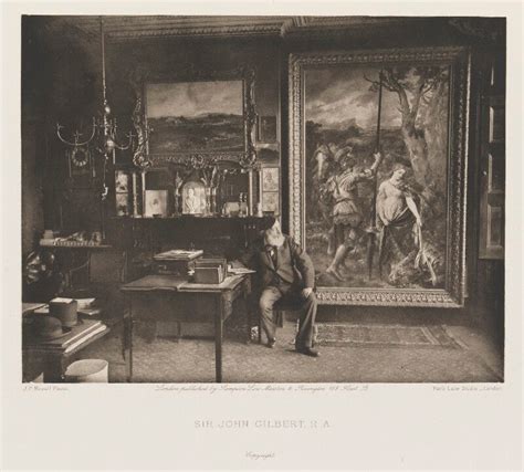 Sir John Gilbert Portrait Print National Portrait Gallery Shop