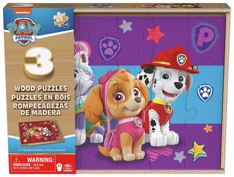 Paw Patrol Wooden Jigsaw Puzzle 3 Pack Review Toy Reviews