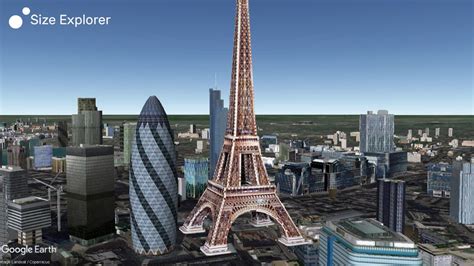 Swissre Tower Vs Eiffeltower Size Explorer Compare The World