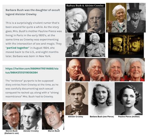 Daily Reminder That Barbara Bush Was Aleister Crowley S Daughter Literally Born Via Sex Magick