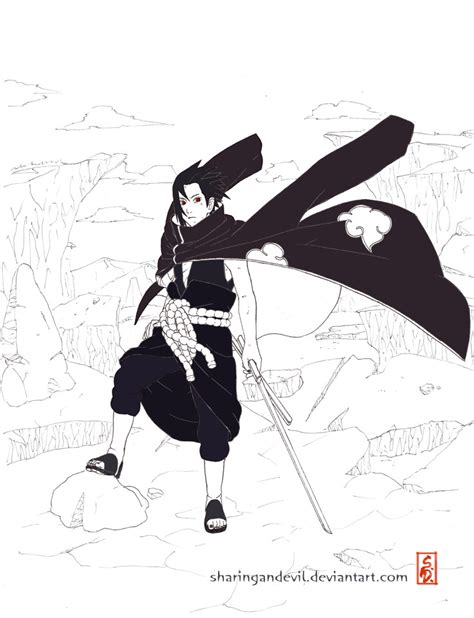 Akatsuki Sasuke By Sharingandevil On Deviantart