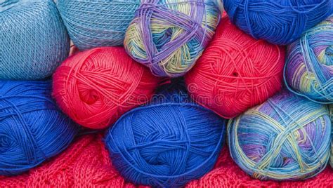 Wool Colourful Cotton Stock Photo Image Of Needlecraft 79649250