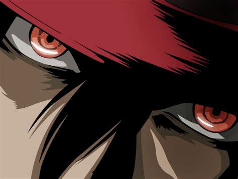 He is the most powerful weapon of the hellsing organization working against other vampires and other such supernatural forces. alucard eyes | Alucard, Hellsing ultimate anime, Hellsing alucard