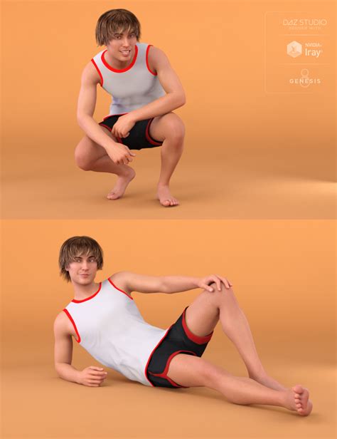 Capsces Poses And Expressions For Lucas 8 And Genesis 8 Male Daz 3d