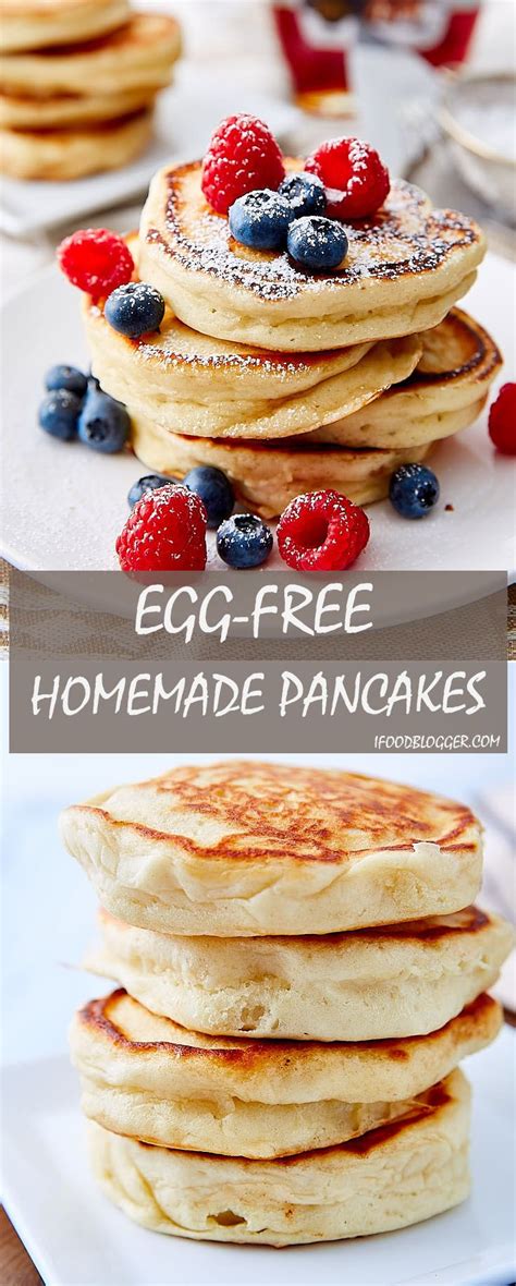 Five ingredient, super easy Homemade Pancakes Without Eggs ...