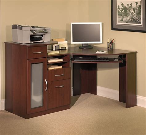 Backed by the bush furniture 1 year manufacturer's warranty. Impressive Computer Corner Desk Application | atzine.com